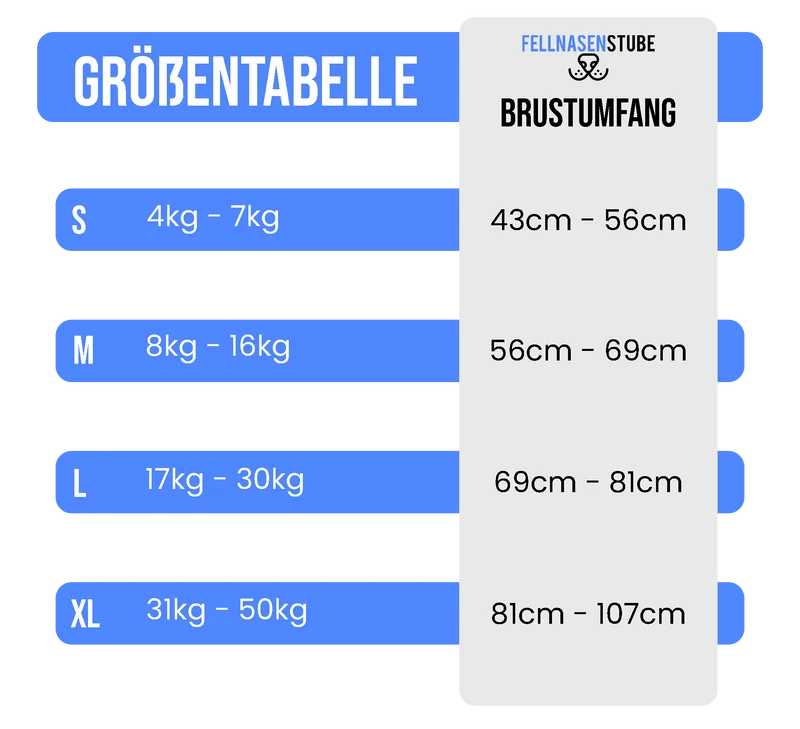 Fellnasenstube® Anti-Zieh Hundegeschirr