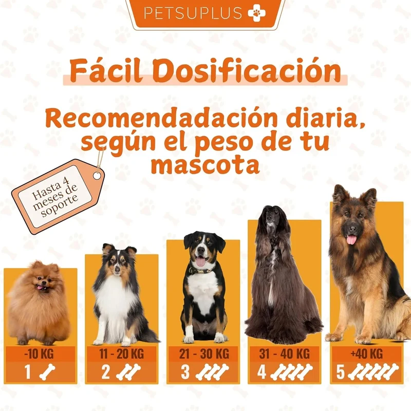 PETSUPLUS Pele e Pelo - Suplemento Alimentar com Óleo de Salmão para Cães e Ômega 3 para Cães - Comichão, Pele Seca, Irritação, Queda de Pelo e Irritabilidade