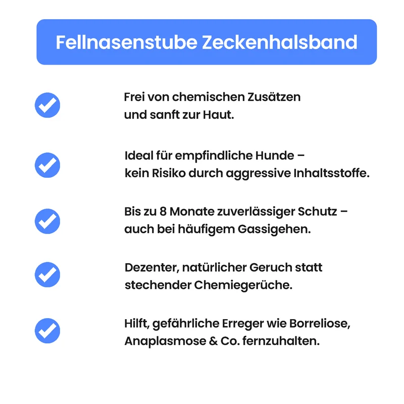 Fellnasenstube® Floh- & Zeckenhalsband
