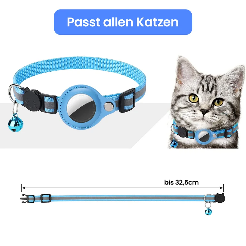 GPS Katzenhalsband - AirTag-kompatibel
