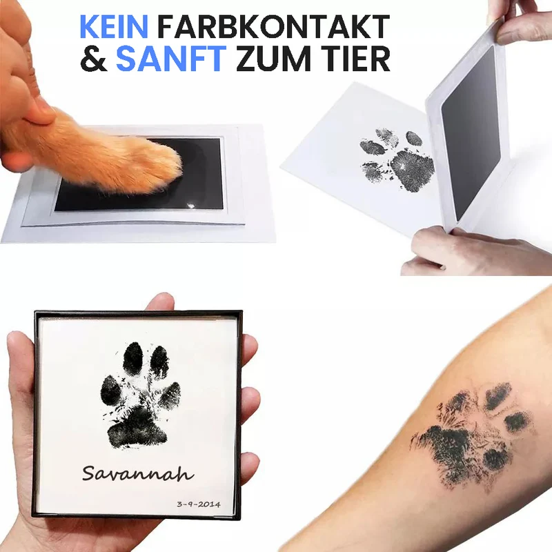 Pfotenabdruck Set für Hund & Katze