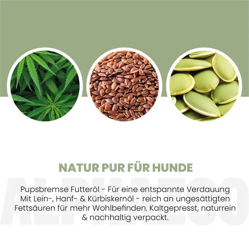 Pupsbremse Futteröl für Hunde