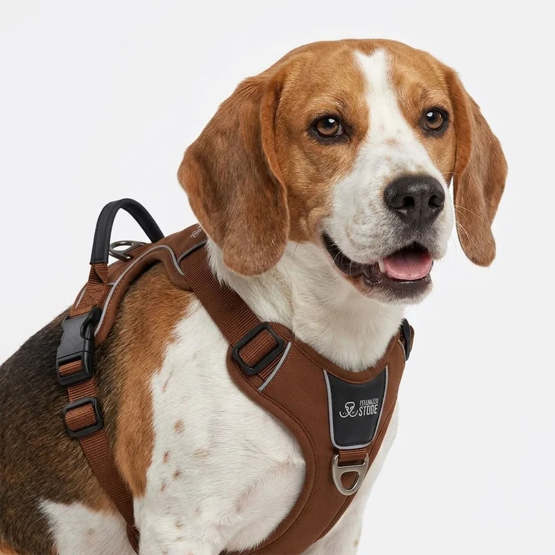 Fellnasenstube® Anti-Zieh Hundegeschirr mit Griff
