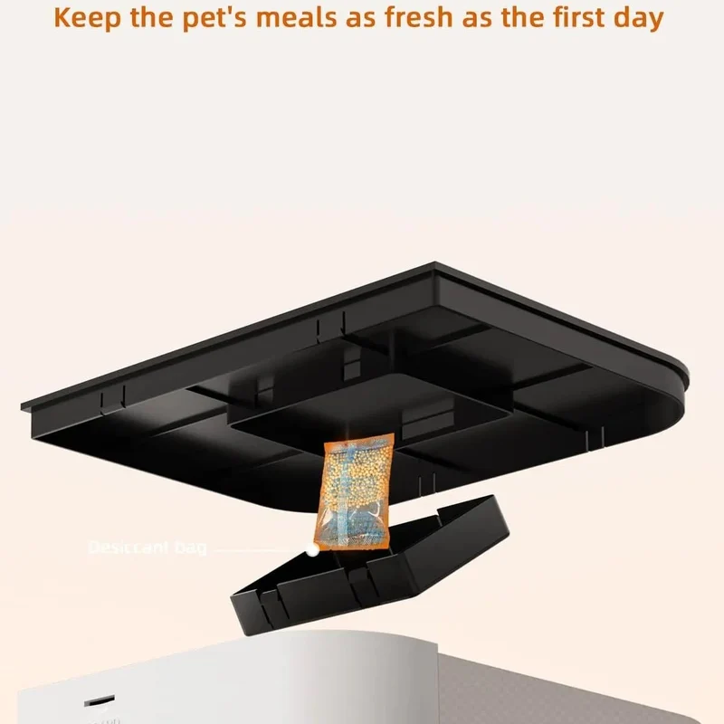 Alimentador automático para gatos com câmera de vigilância, dispensador de ração de 4 litros com programa de alimentação personalizado, gravação de voz de 15 segundos, alimentação dupla e brinquedo a laser.