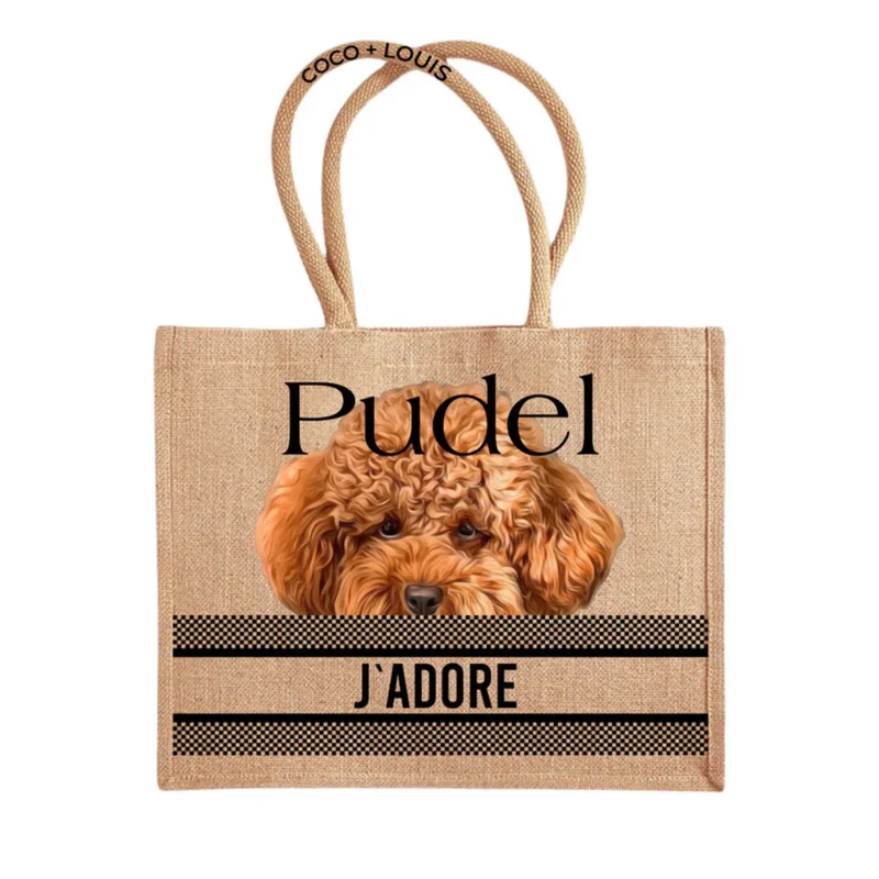 COCO+LOUIS Shopper Pudel braun