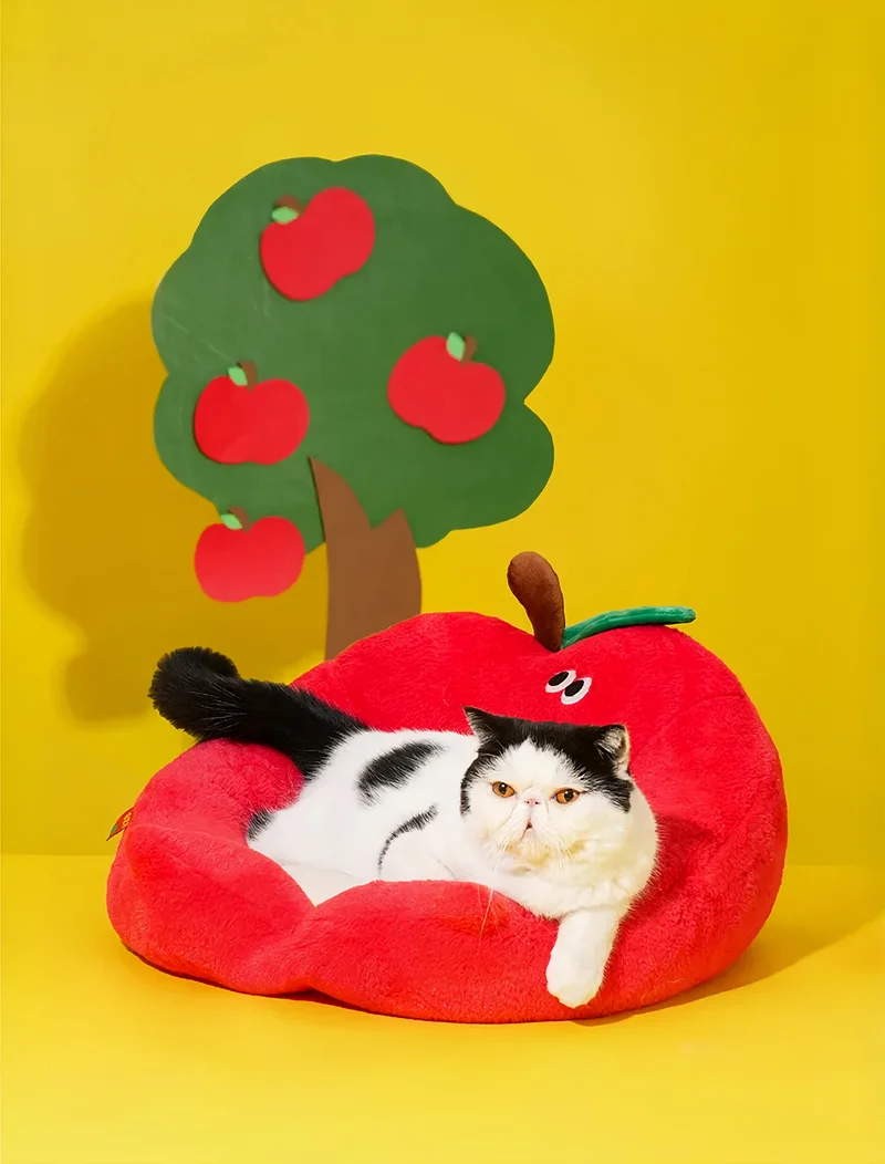 Apple pet bed