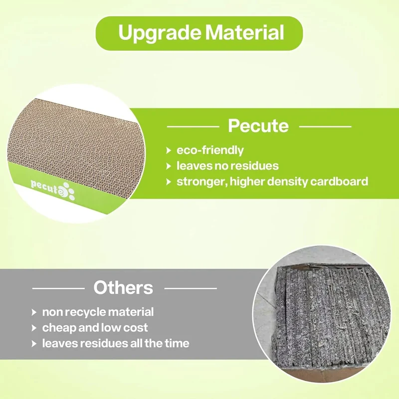 Arranhador para gatos com erva-gateira, tapete arranhador, suporte de bambu natural, com 4 ventosas resistentes e substituíveis