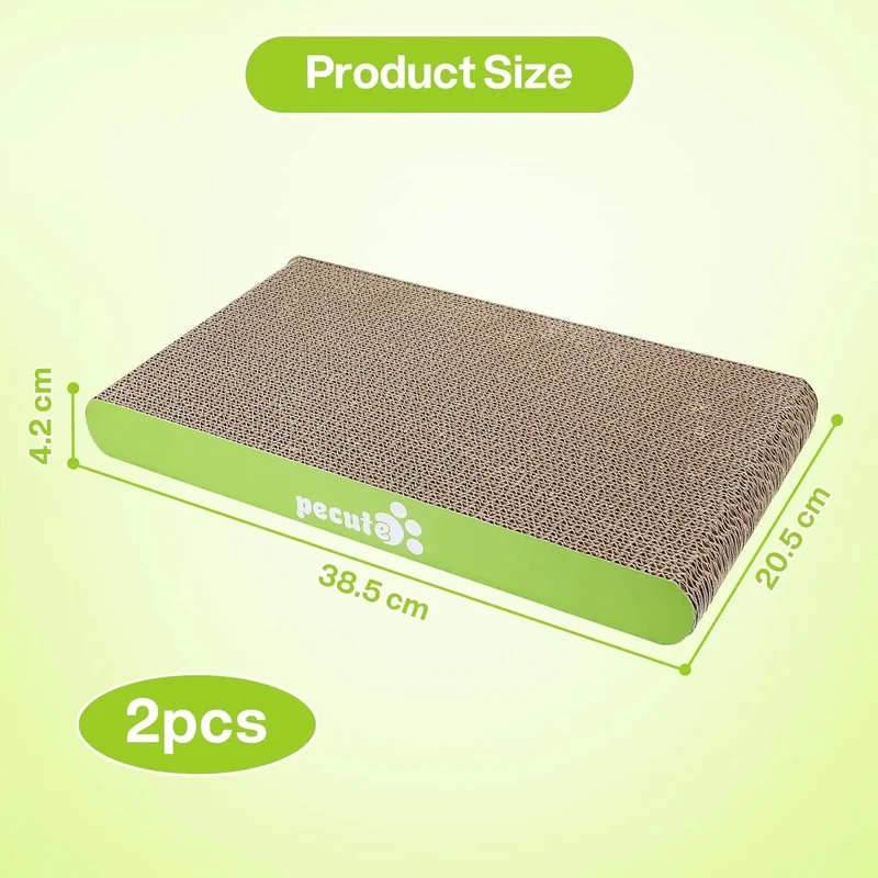 Arranhador para gatos com erva-gateira, tapete arranhador, suporte de bambu natural, com 4 ventosas resistentes e substituíveis