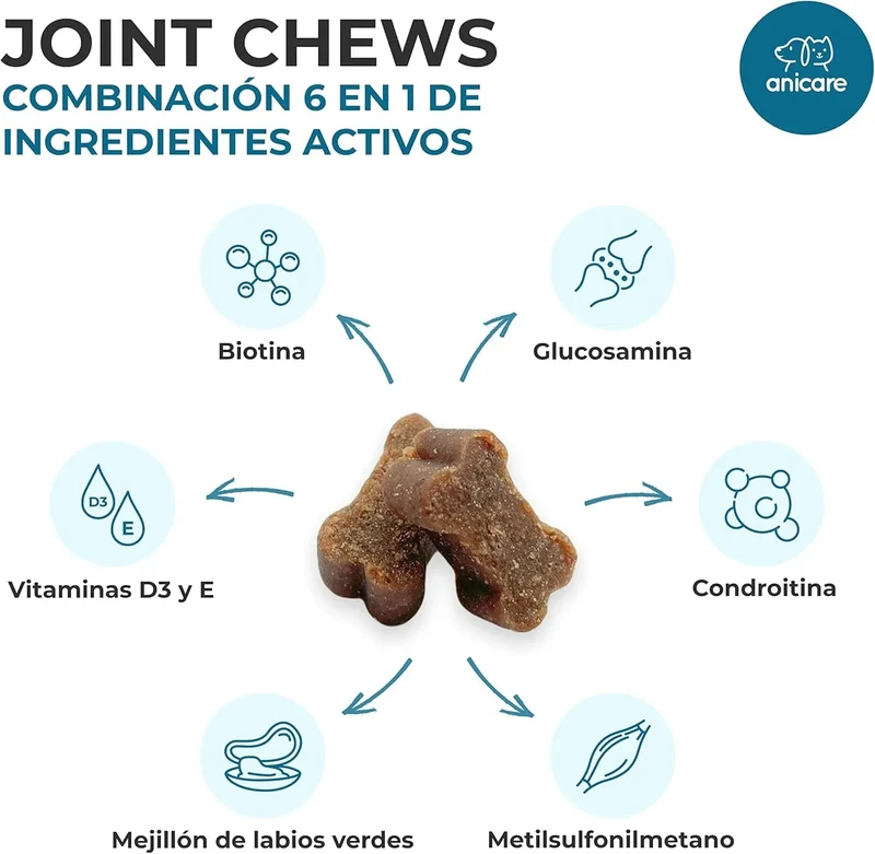 Premium Joint Care: Snacks / Biscoitos para Cães / Para as articulações - com glucosamina, condroitina, MSM e mexilhão da Nova Zelândia
