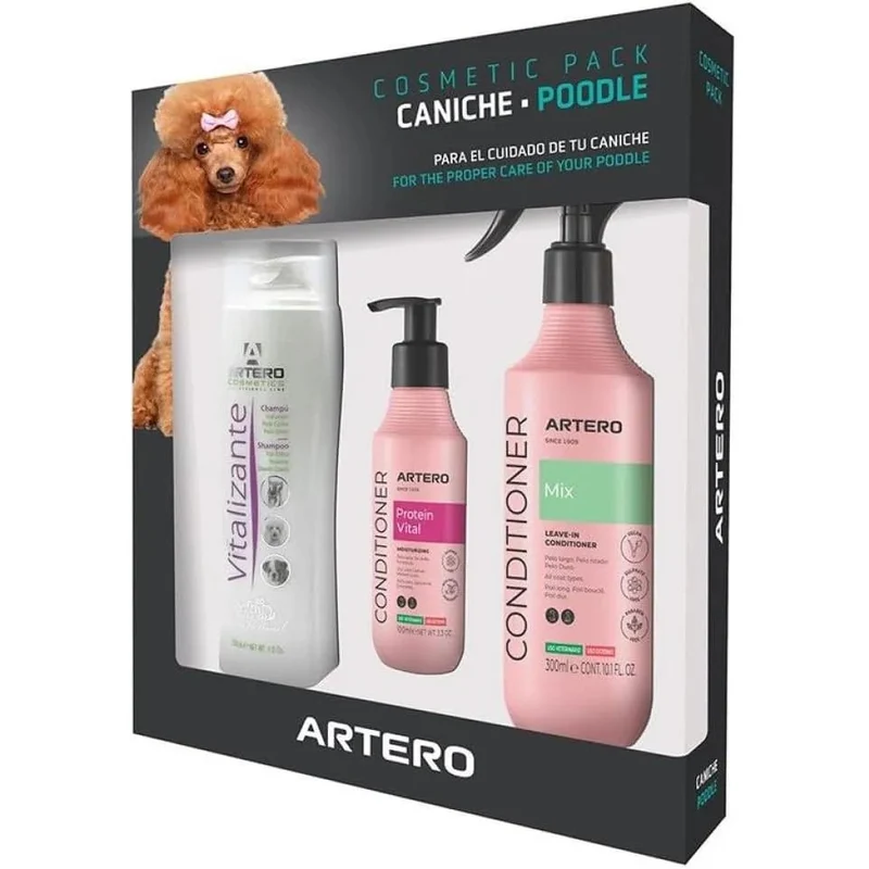 Artero Pacote completo para a higiene do seu cão (Caniche)