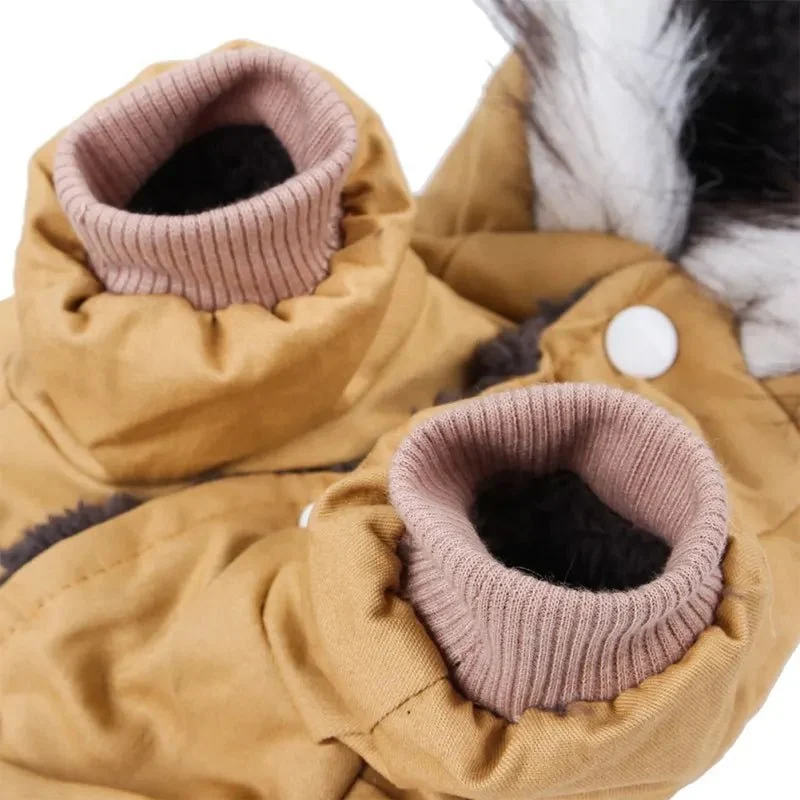 Blusão Impermeável, de Inverno, para Cães Pequenos e Médios
