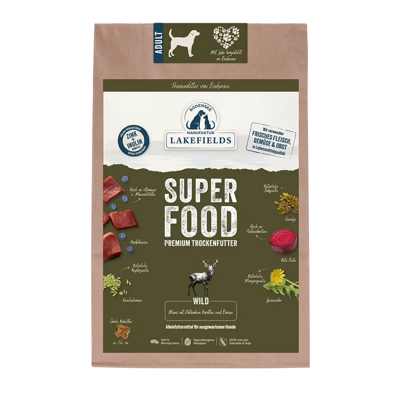 Lakefields Trockenfutter Superfood Wild Adult