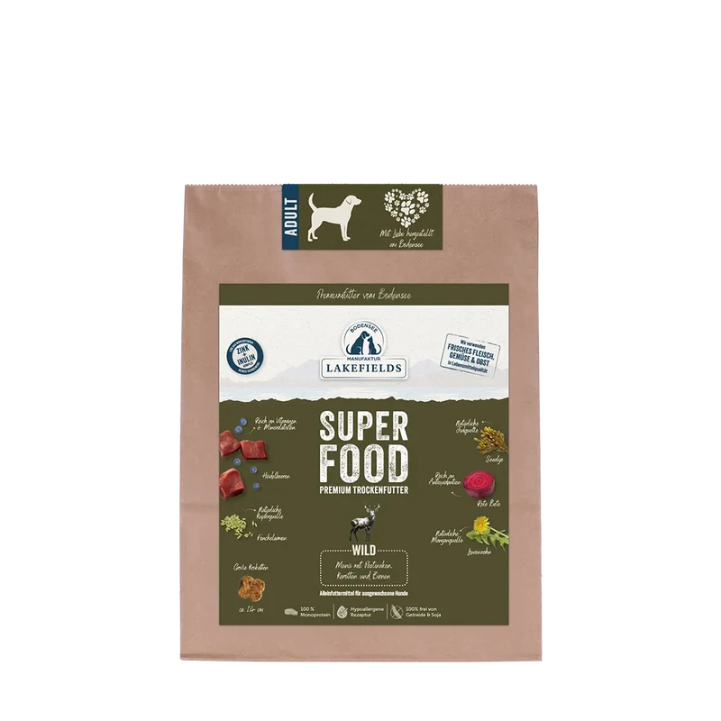 Lakefields Trockenfutter Superfood Wild Adult