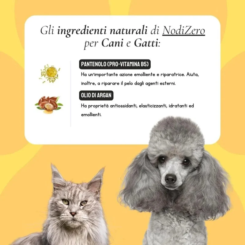 Desembaraçante de nós para cães ou gatos spray instantâneo - ideal para desfazer nós de pelo - evita a formação de nós