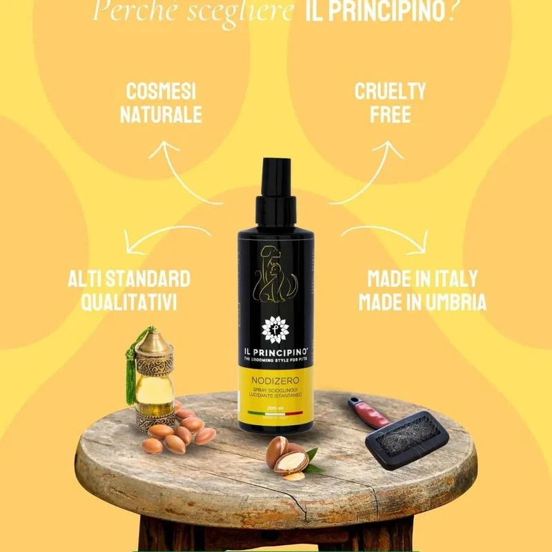 Desembaraçante de nós para cães ou gatos spray instantâneo - ideal para desfazer nós de pelo - evita a formação de nós