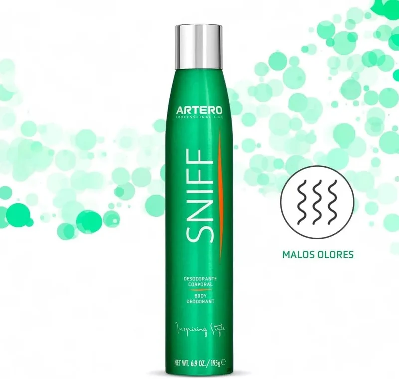 ARTERO Sniff. Desodorizante corporal para cães. Elimina instantaneamente o mau odor.