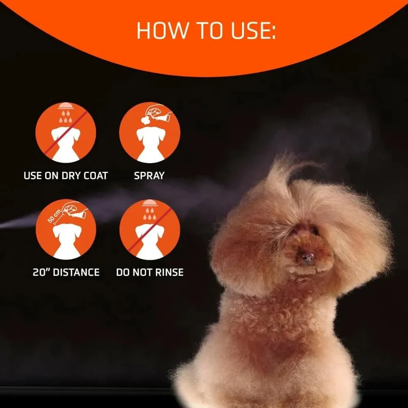 Artero Shampoo a Seco Speed 300 ml para cães e gatos, spray sem água nem enxaguamento, fabuloso e eficaz