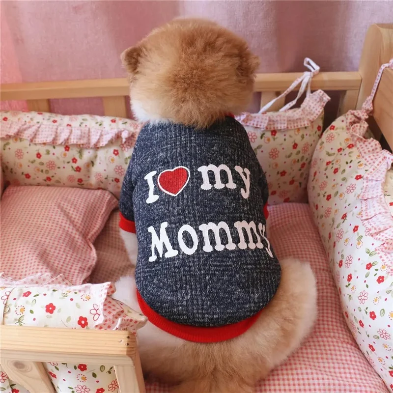Camisola de Outono / Inverno, elástica para chihuahua, shih tzu, yorkie ou gatos