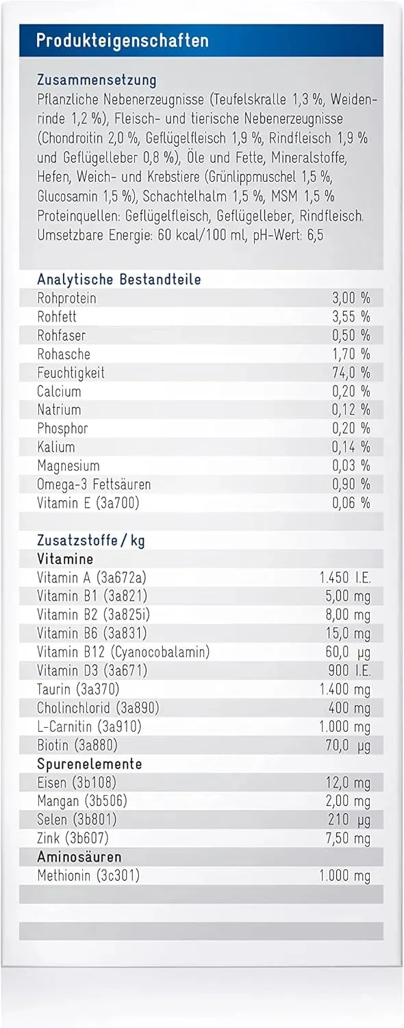 RECOACTIV Tónico Articular Forte para Cães, 3 x 90 ml, Suplemento Alimentar Dietético para Doenças Articulares Degenerativas, com Mexilhão de Lábio Verde, Glucosamina, Sulfato de Condroitina, MSM, Garra do Diabo e Ómega-3
