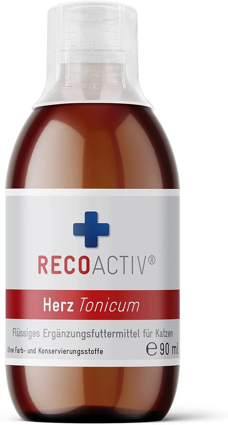RECOACTIV® Tónico Cardíaco para Gatos – Embalagem de Tratamento 3x90 ml (270ml)
