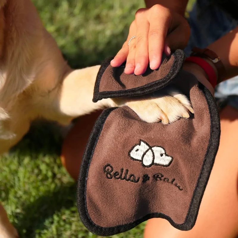 Roupão de banho para cão em microfibra absorvente - toalha para cães para secagem após o banho ou a caminhada debaixo da chuva