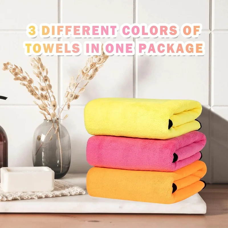 3 toalhas de secagem para cães, toalhas de banho super absorventes, toalhas de banho de secagem rápida para cachorros e gatos