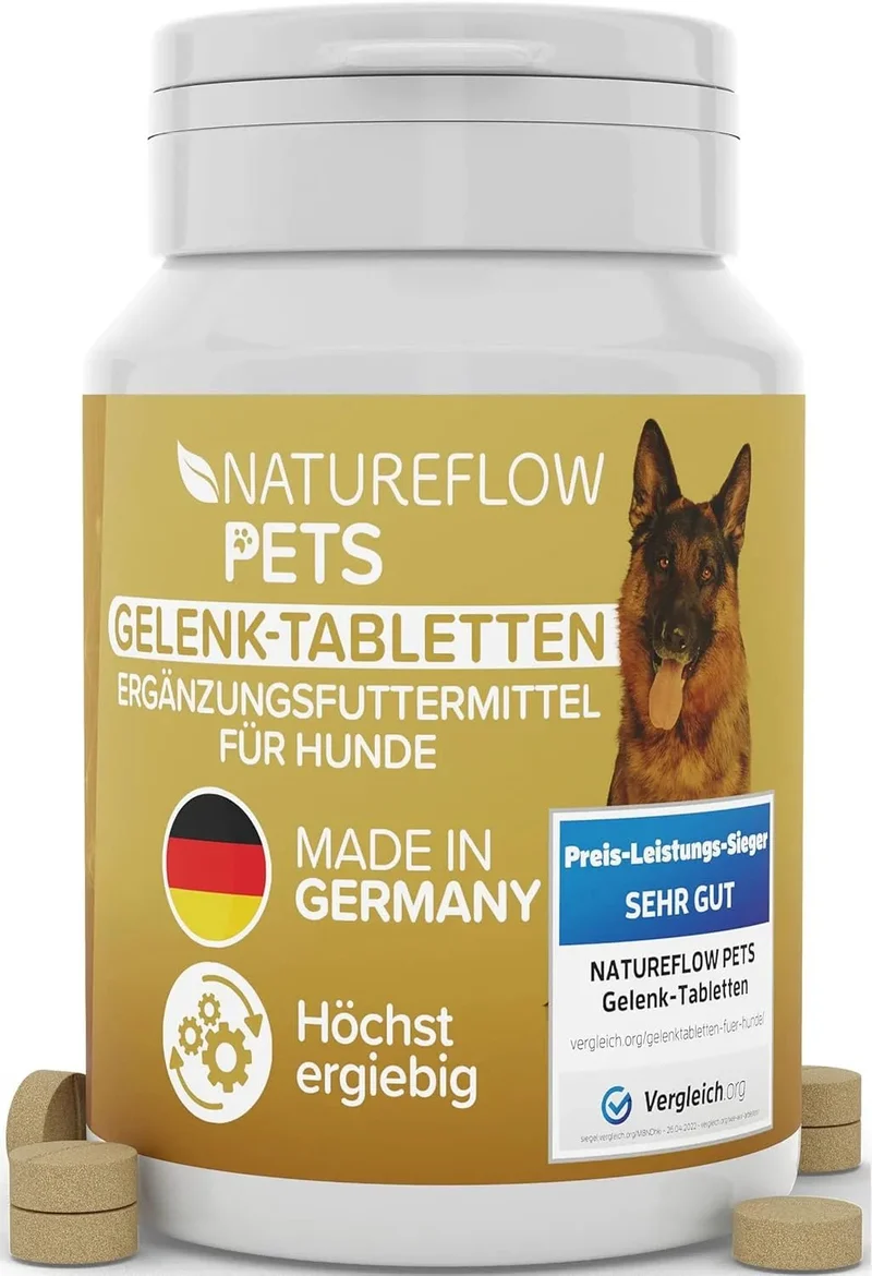 Condroprotetor para Cães com Mexilhão de Lábio Verde, Glucosamina e MSM | Natureflow