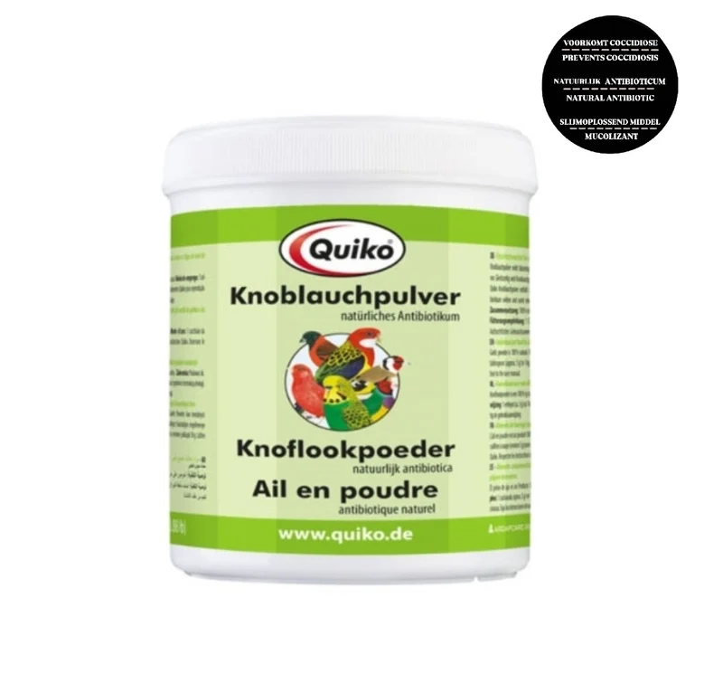 Knoblauchpulver (natürliches Antibiotikum) – 250 g – Quiko