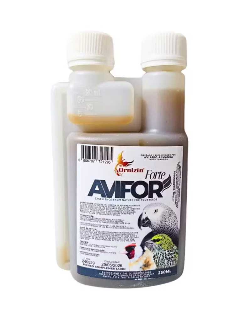 Avifor Forte 500 ml (2 x 250 ml) – Ornizin – für alle Vögel und Tauben – ausreichend für 500 l Wasser