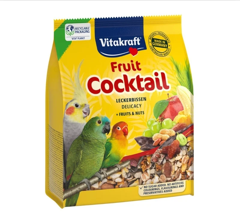 Fruchtcocktail für Großsittiche und (Zwerg-)Papageien