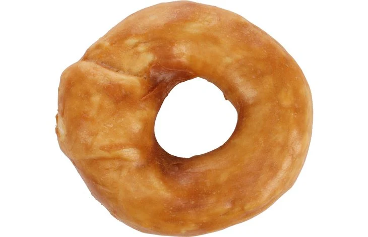 Snack-Boost-Ring mit Hühnerkollagen 75 Gramm // 10 cm – Flamingo