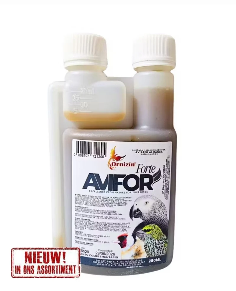 Avifor Forte 250 ml – für alle Vögel und Tauben – ausreichend für 250 l Wasser – neuer Schutz