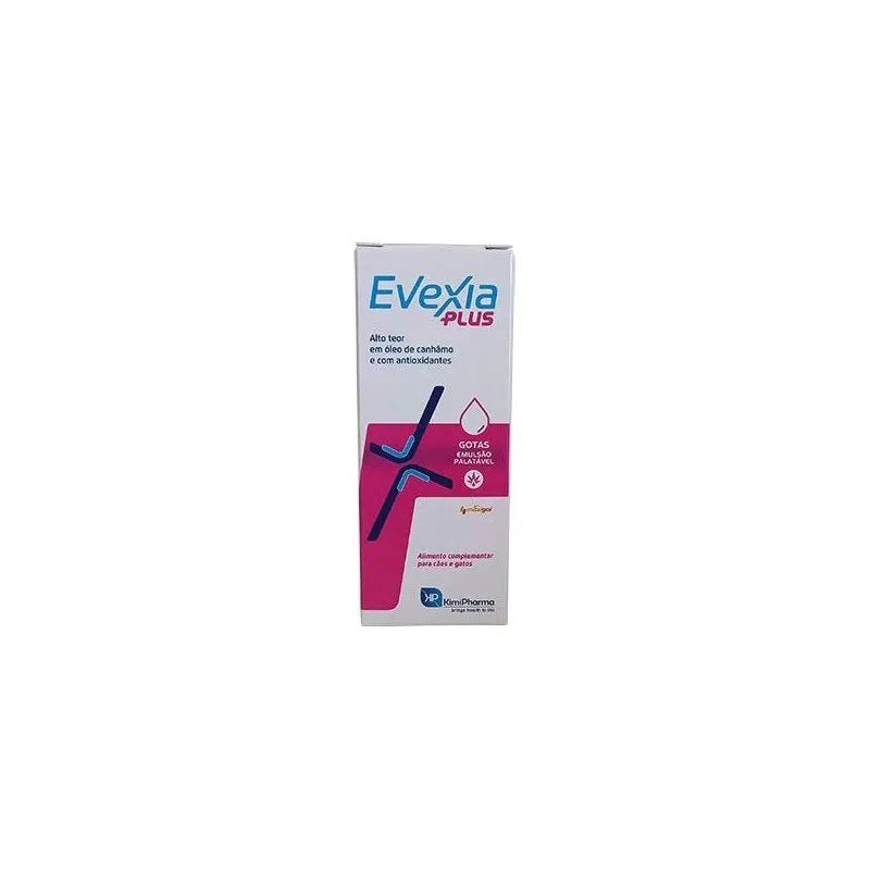 Evexia Plus Gotas 40ml | CBD e Boswellia para Cães e Gatos
