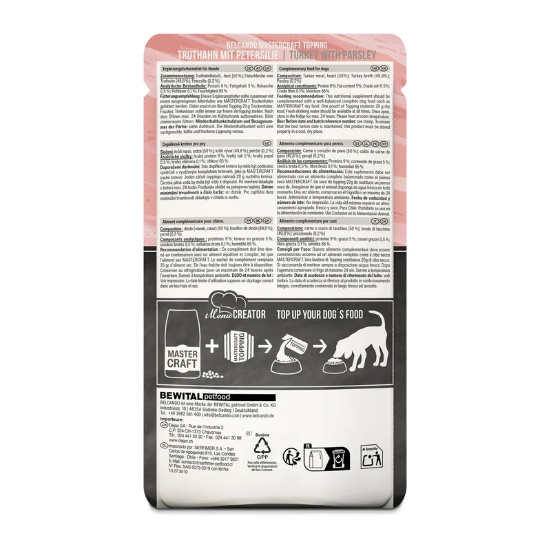 Belcando Mastercraft Topping Turkey 100g