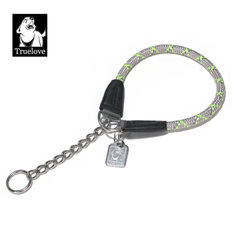 Reflektierendes Hundehalsband mit Kettenzugstop V3.0