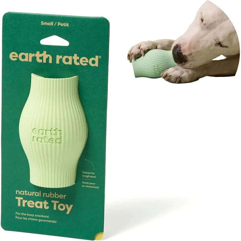 Brinquedo dispensador de guloseimas para cães, brinquedo de enriquecimento para cães adultos e cachorros, adequado para máquina de lavar louça e congelador
