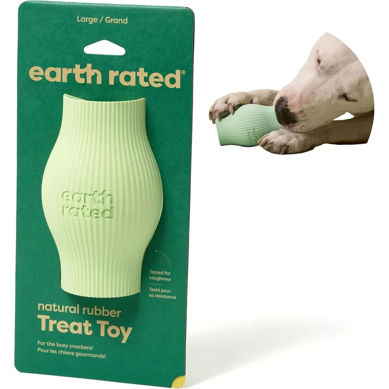 Brinquedo dispensador de guloseimas para cães, brinquedo de enriquecimento para cães adultos e cachorros, adequado para máquina de lavar louça e congelador