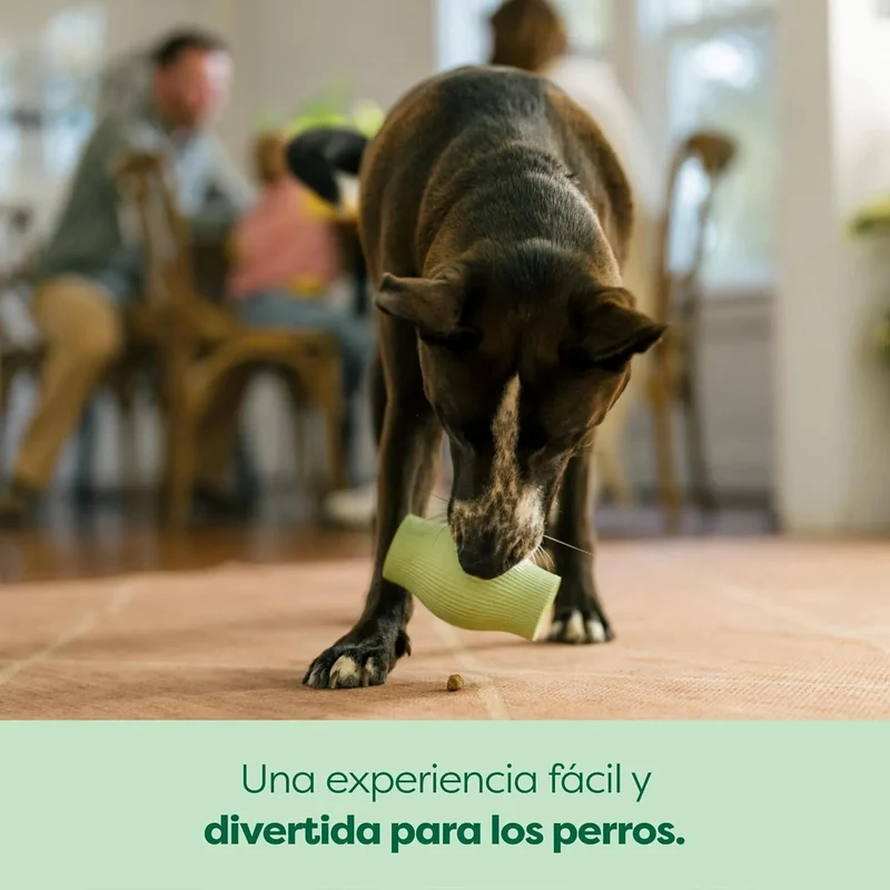 Brinquedo dispensador de guloseimas para cães, brinquedo de enriquecimento para cães adultos e cachorros, adequado para máquina de lavar louça e congelador