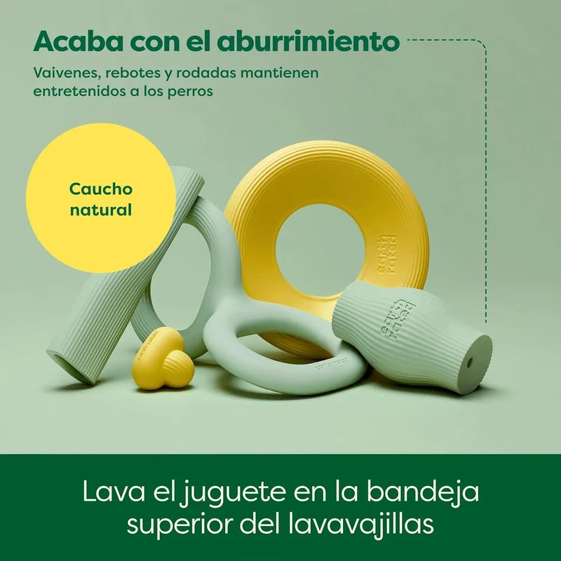 Brinquedo dispensador de guloseimas para cães, brinquedo de enriquecimento para cães adultos e cachorros, adequado para máquina de lavar louça e congelador