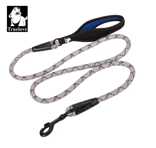 Hundeleine - Strapazierfähiges Nylon mit Reflektoren und Neoprengriff