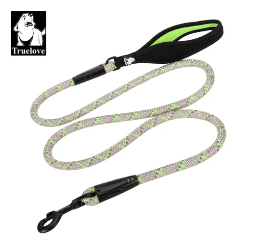 Hundeleine - Strapazierfähiges Nylon mit Reflektoren und Neoprengriff