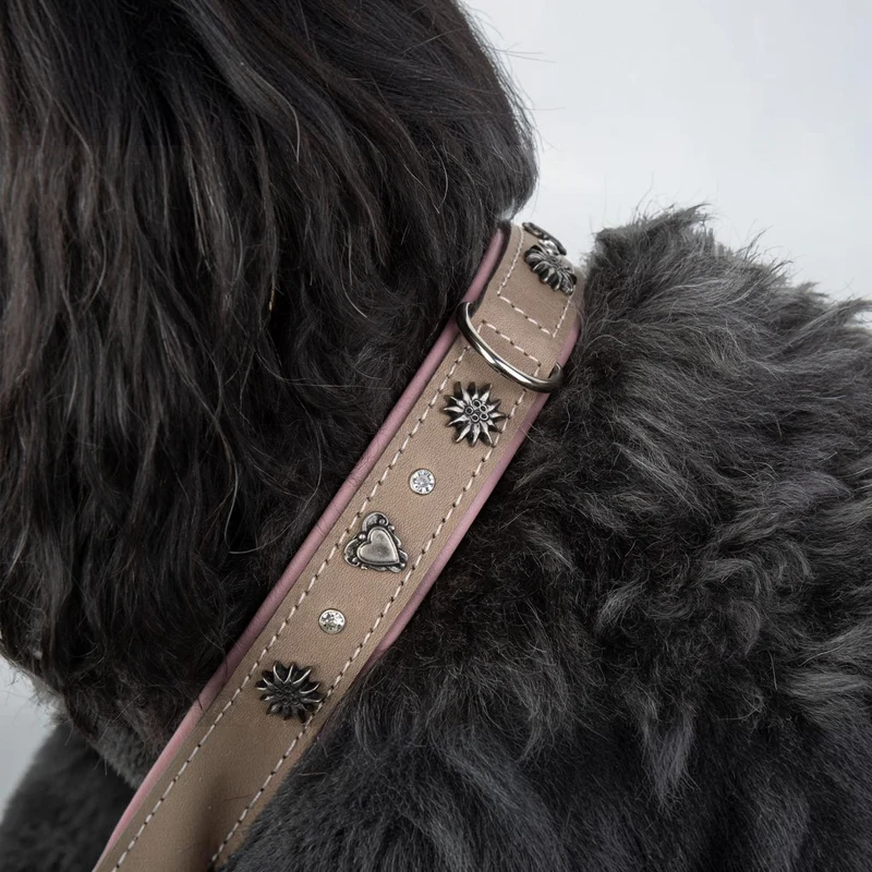 Lederhalsband Herz