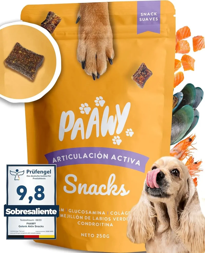 Condroprotetor para cães com glucosamina, condroitina, MSM I para as articulações de cães I anti-inflamatório para cães artrite I 250 g