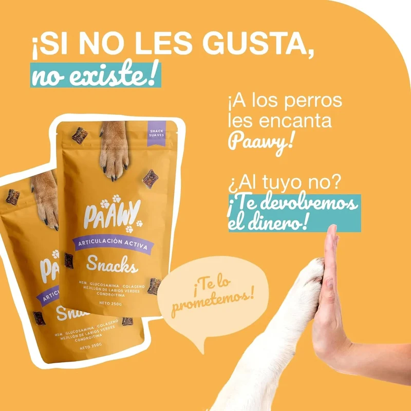 Condroprotetor para cães com glucosamina, condroitina, MSM I para as articulações de cães I anti-inflamatório para cães artrite I 250 g