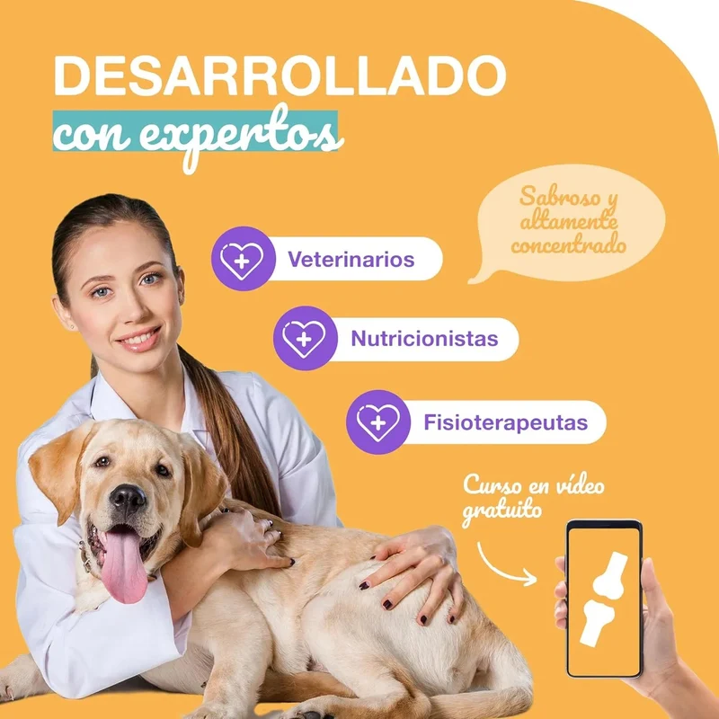 Condroprotetor para cães com glucosamina, condroitina, MSM I para as articulações de cães I anti-inflamatório para cães artrite I 250 g