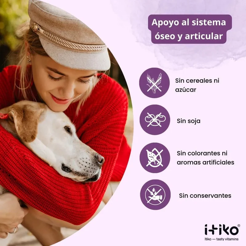 Condroprotetor para cães grandes e pequenos | proteção de ossos e articulações para cães, com mexilhão de lábios verdes, MSM, glucosamina, condroitina e ômega 3 para cães