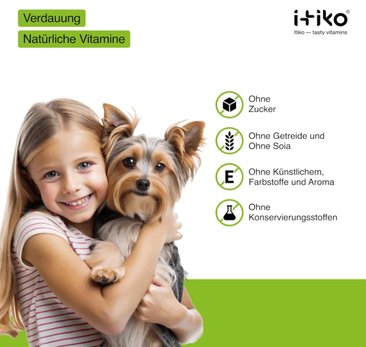 Snacks Probióticos Digestivos para cães - Promove a digestão - Alternativa à argila curativa - Capa de Psyllium - Complemento alimentar para diarreia em cães