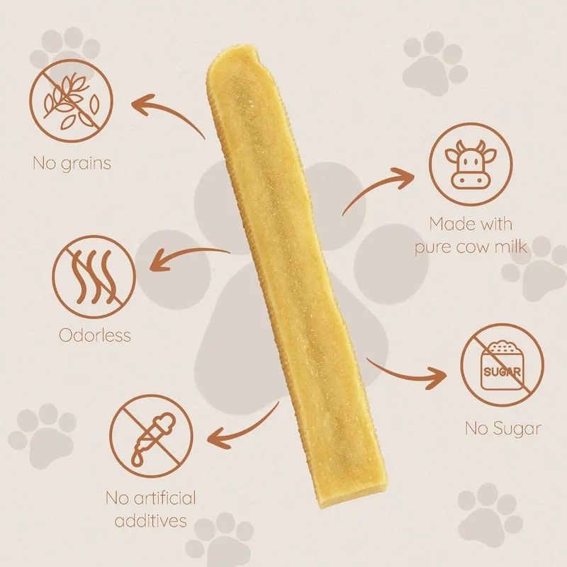 Wildfang - Ossos para mastigar feitos com queijo Churpi do Himalaia - alternativa natural para cães - cuidado dentário e alívio do stress