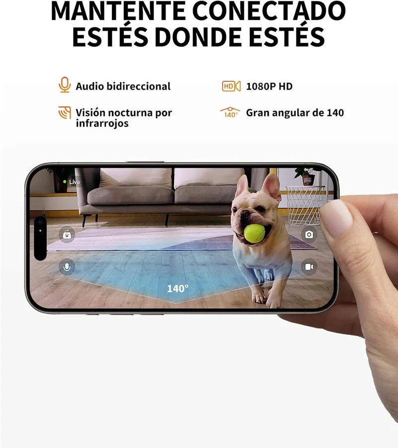 ❤️ Alimentador de 🐱 gatos ou 🐶 cães pequenos, automático com câmera, 1080P HD, função AI, 3L, 2,4 G WiFi, áudio bidirecional, controlo por aplicativo, tigela de aço inoxidável (PETKIT)