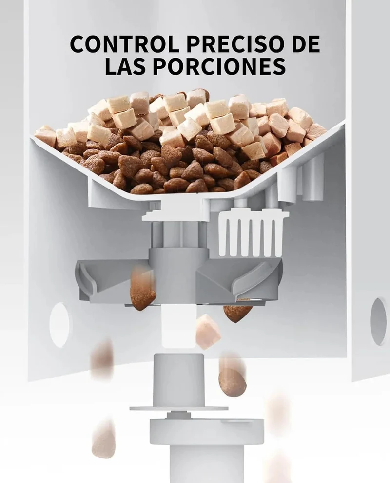 ❤️ Alimentador de 🐱 gatos ou 🐶 cães pequenos, automático com câmera, 1080P HD, função AI, 3L, 2,4 G WiFi, áudio bidirecional, controlo por aplicativo, tigela de aço inoxidável (PETKIT)